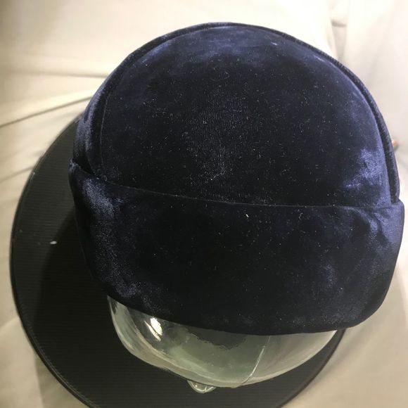 Vintage 1930 Beresford Blue Pillbox Womens Hat